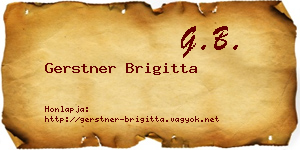 Gerstner Brigitta névjegykártya